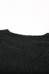 Flutter Sleeves Sheer Textured Babydoll Top
